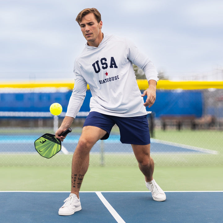 Unisex UV Protection USA Long Sleeve Hoodie