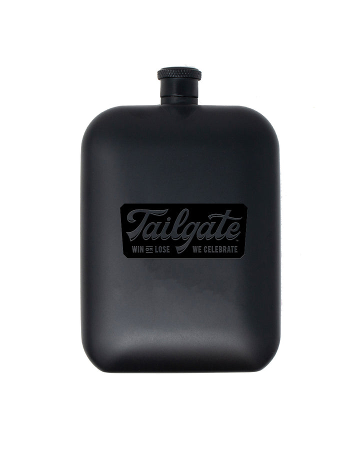 Tailgate Flask and Coaster Set